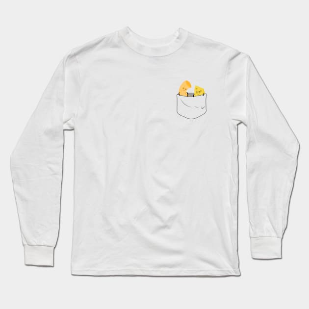 Mac and Cheese In My Pocket Long Sleeve T-Shirt by almostbrand